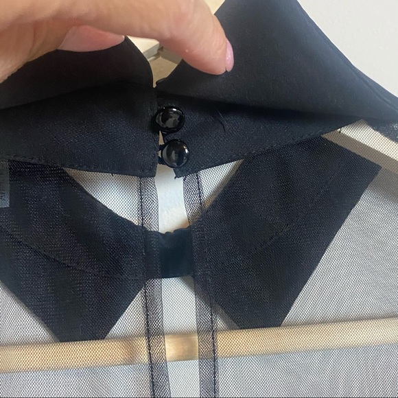 Garcia Top black pleated blouse small - Picture 13 of 15